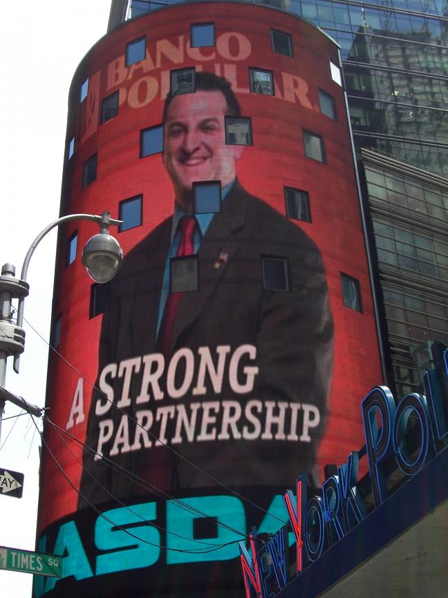 Aaron High above Times Sqr!!!
