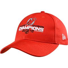 DEVILS   New Era New Jersey Devils 2010 Atlantic Division Champions Locker Room Adjustable Hat